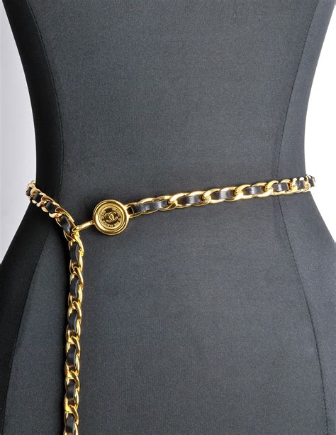 how much does a chanel belt cost|vintage chanel chain belt.